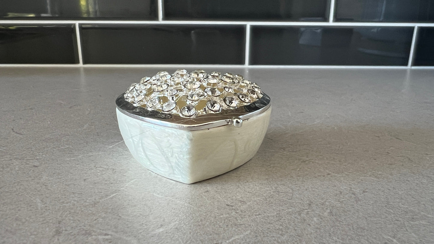 Heart Crystal Trinket Box