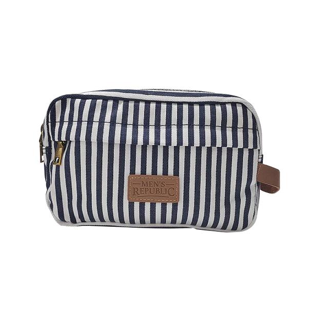 Men's Republic Grooming Canvas and Microfiber Leather Toiletry Bag