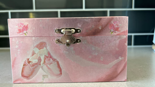Pink Ballerina Jewellery Box