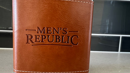 Men's Republic Hip Flask, Funnel and 2 Cups