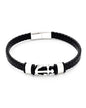 Men's Republic Bracelet Anchor Leather