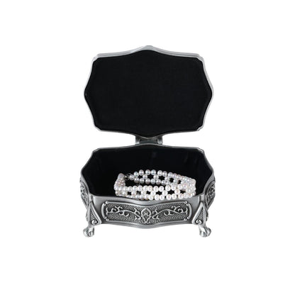 Alloy Zinc Trinket Box 8.8 x 7.8 x 4cm - Oct 26