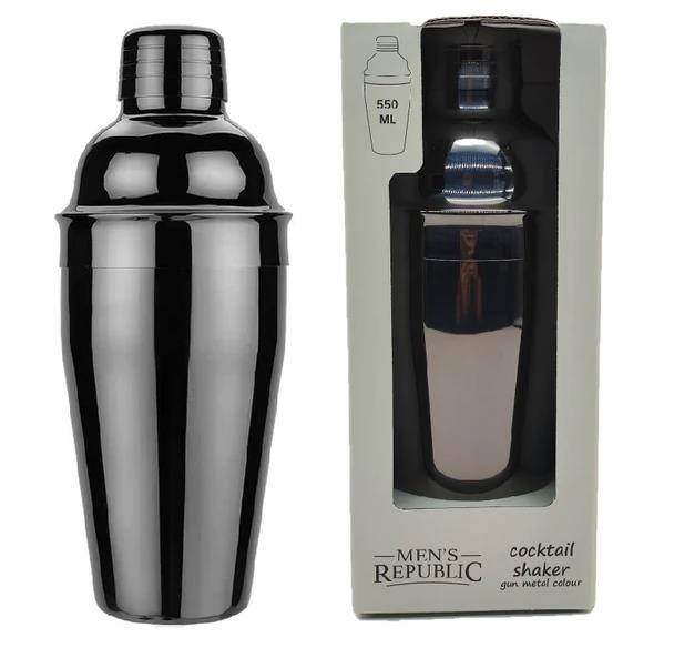 Men's Republic Cocktail Shaker Gunmetal - 550ml