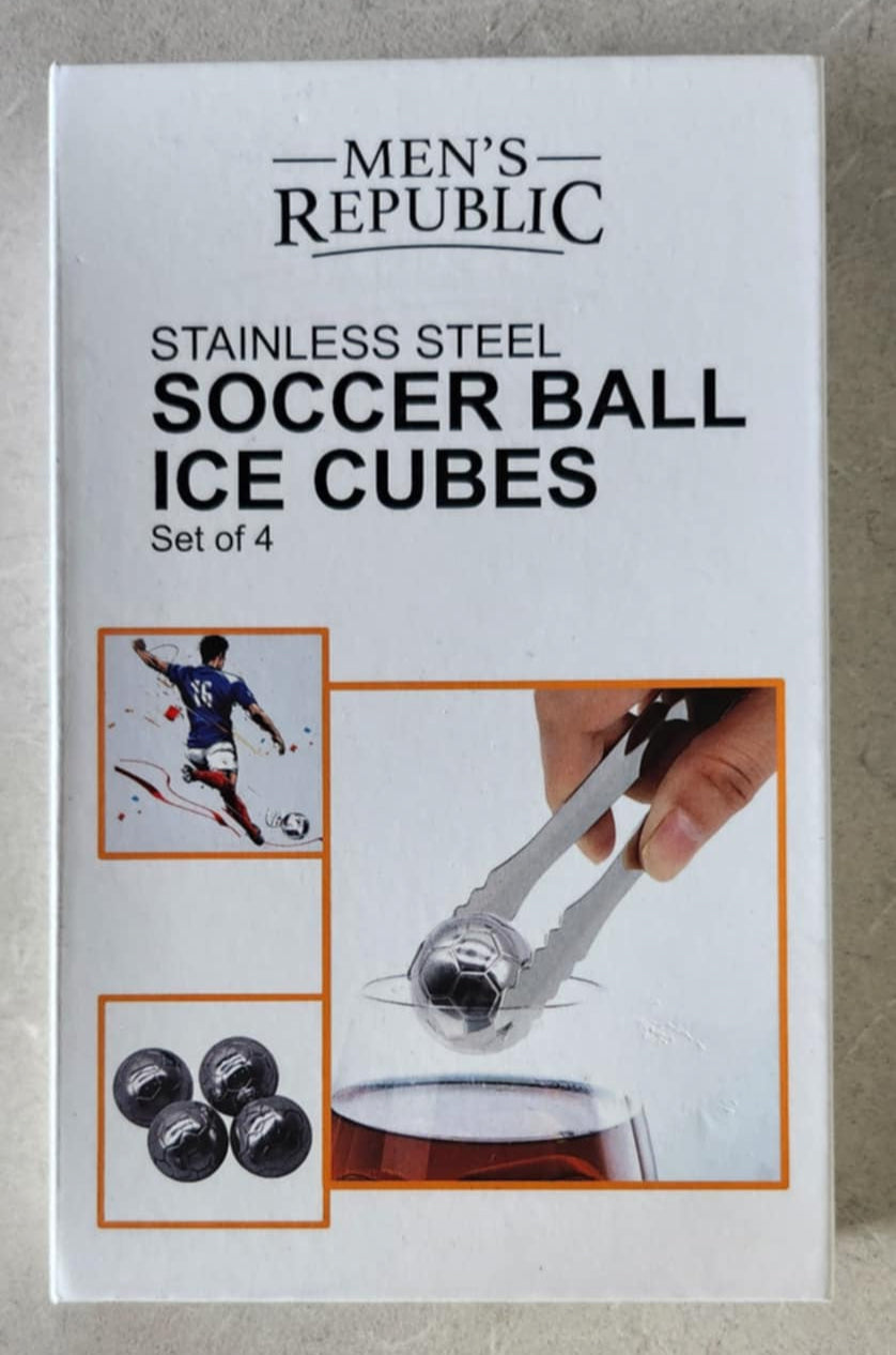 Men's Republic Ice Cube Soccer Balls - 4 Pieces