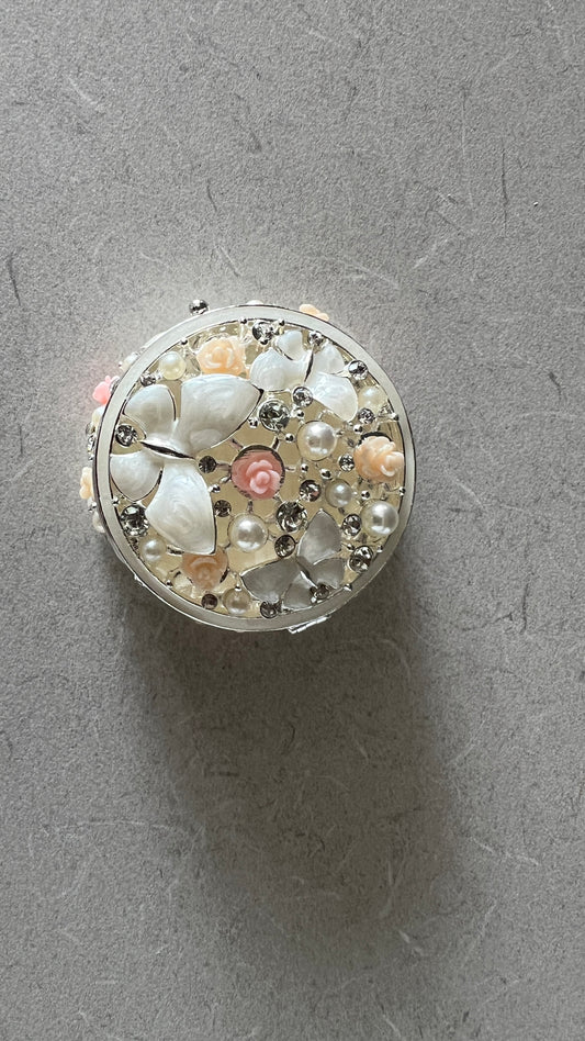 Roses & Butterfly Trinket Box