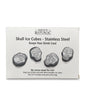 Men's Republic Ice Cube Skulls - 4 Pieces Stainless Steel
