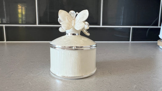 Daisy & Butterfly Trinket Box