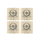 Coasters x 4 - Fleur-de-lis Square Matt - Oct 26