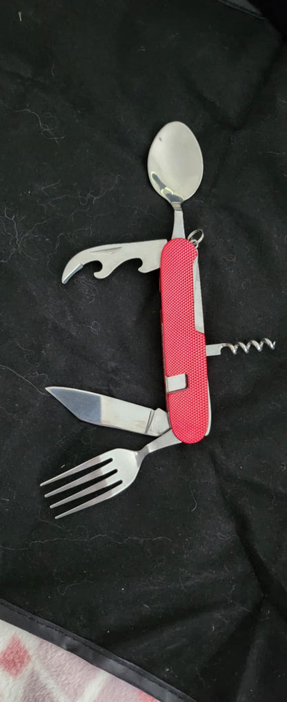 Men's Republic Multi Tool Camping Multifunction Set and Torch