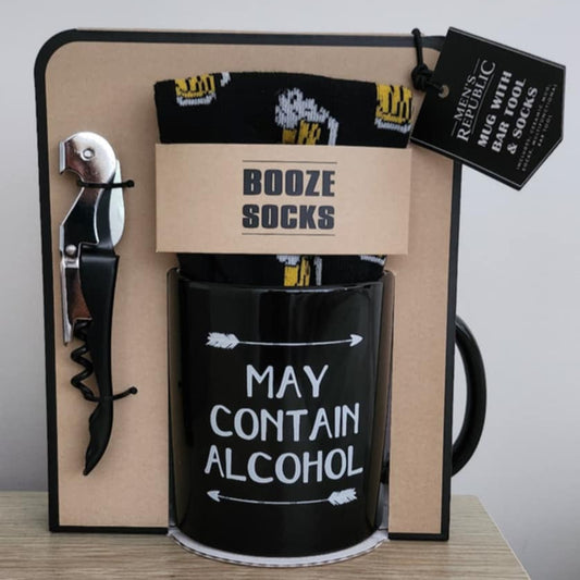 Men's Republic Mug Set - May Contain Alcohol