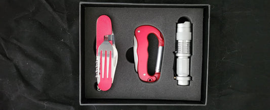 Men's Republic Multi Tool Camping Multifunction Set and Torch