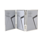 Silver Picture Frame Triple 5"x 7"