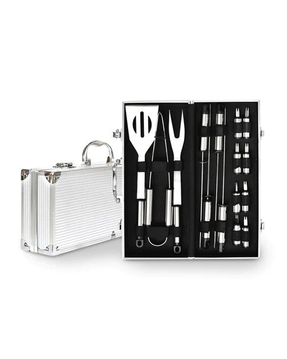Men's Republic BBQ Set - 16 Piece in Aluminium Case
