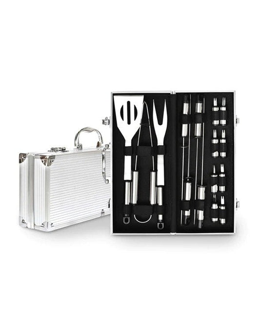Men's Republic BBQ Set - 16 Piece in Aluminium Case